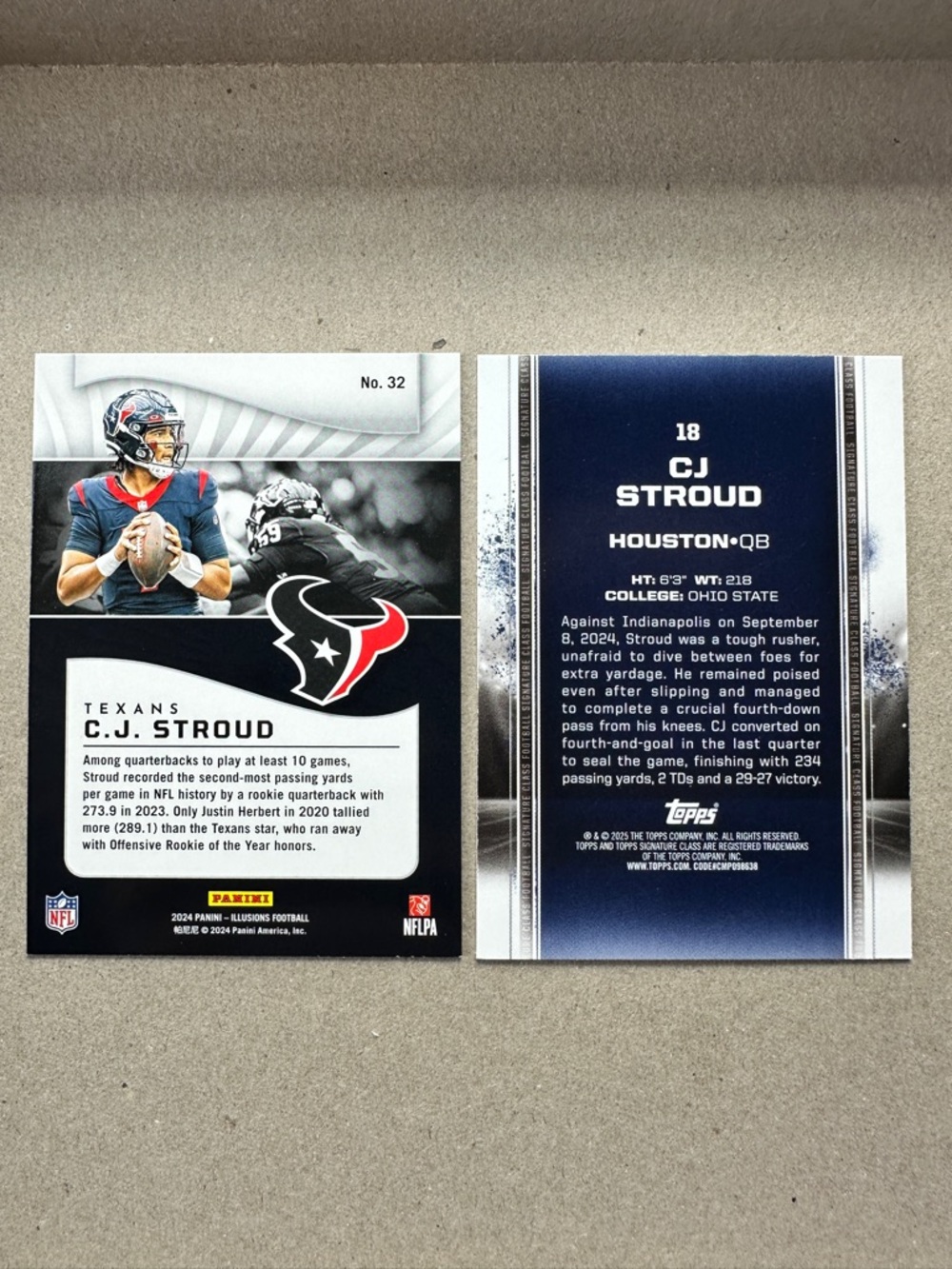 Texans Nico Collins/Andre Johnson/Tank Dell & CJ Stroud/Marks Rookies lot of 17 - Picture 11 of 15